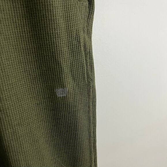 Mack Weldon Warmknit Waffle Pajama Pants Green Men Size Large NEW - Picture 5 of 10